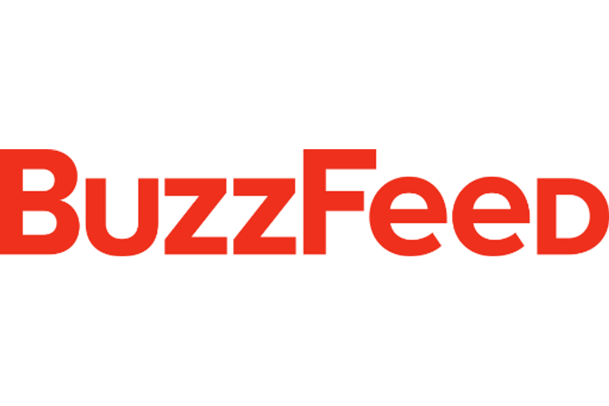 BuzzFeed website interface set in Proxima Nova typeface with headlines and navigation elements