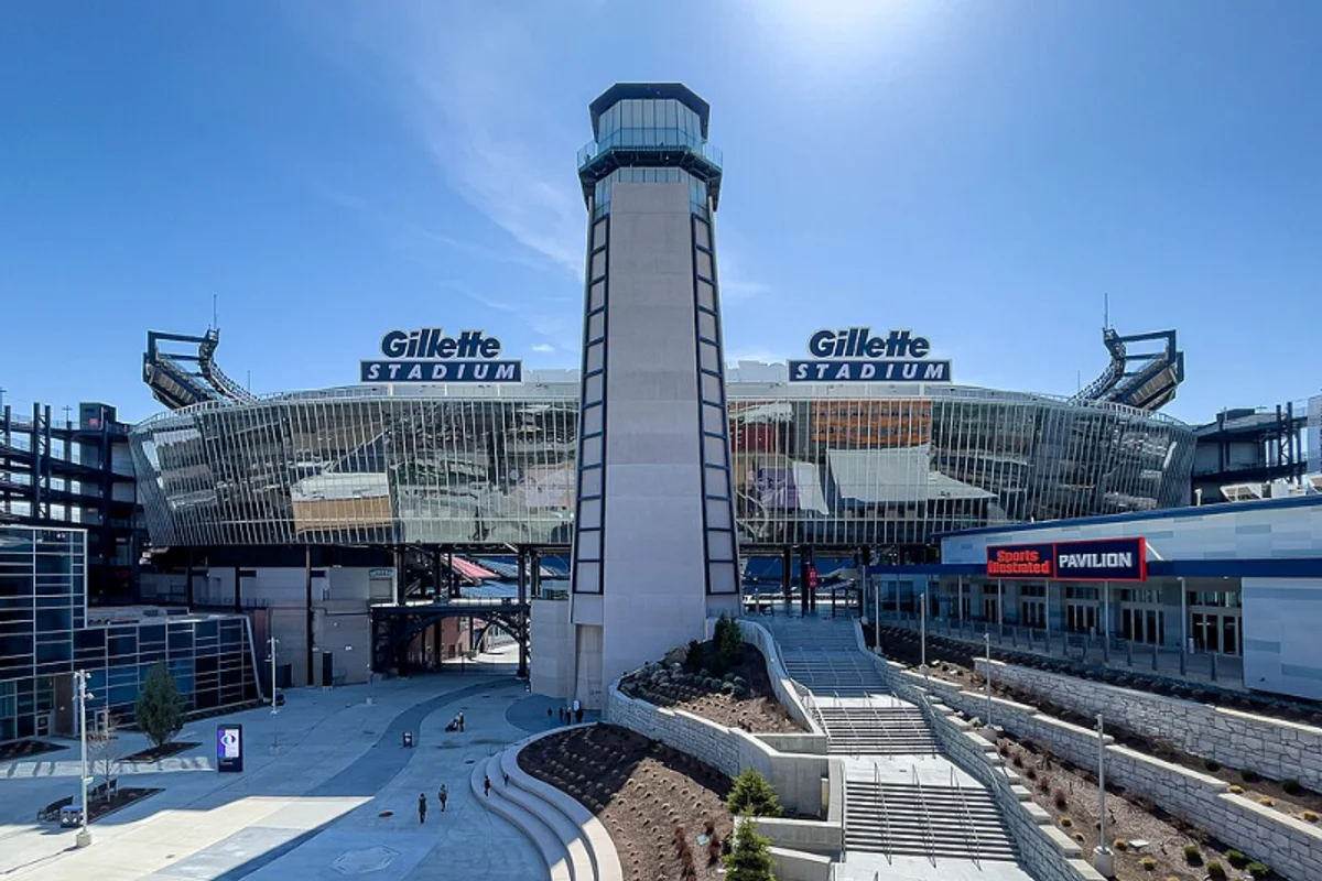 Gillette logo showing Futura Extra Black wordmark with signature razor cut through the G and I
