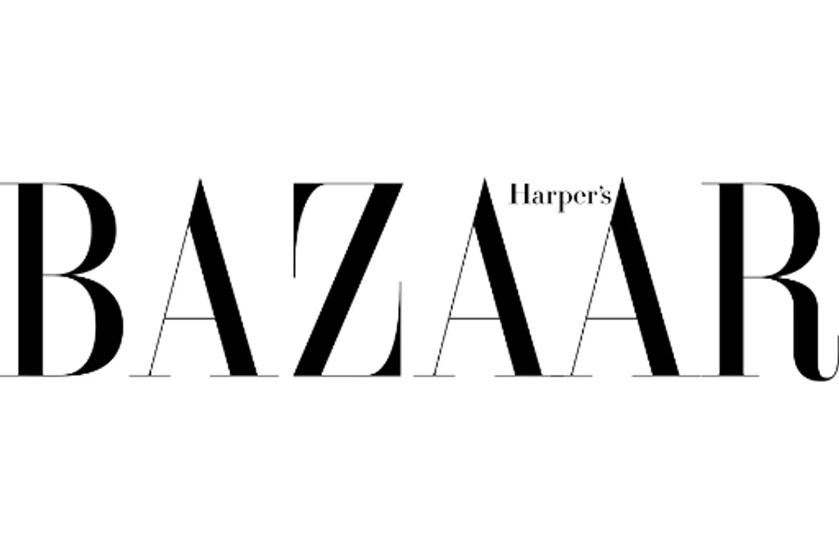 Harper's Bazaar magazine masthead set in Didot typeface with characteristic ultra-thin serifs and high stroke contrast
