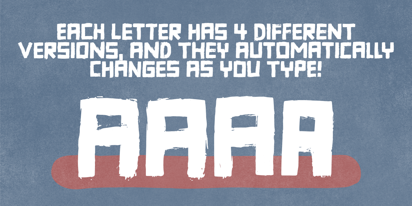 Agenda font specimen