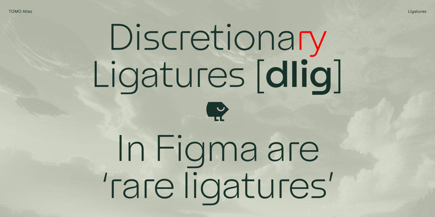 Atlas Grotesk font specimen