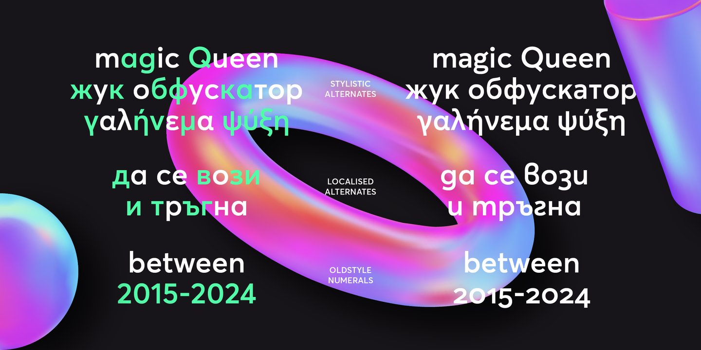 Averta font specimen