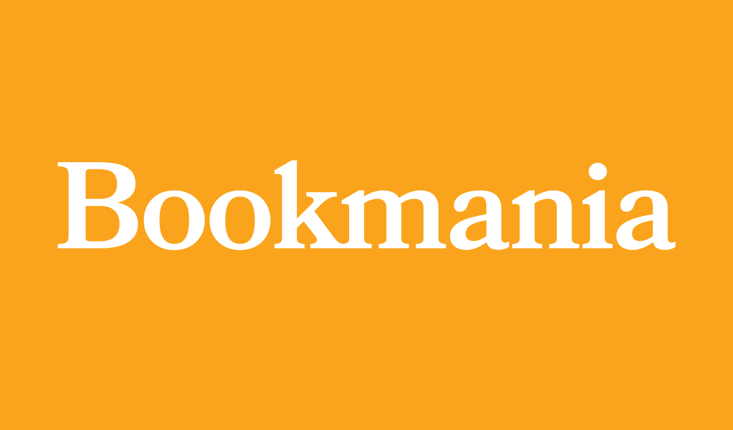 Bookmania font specimen
