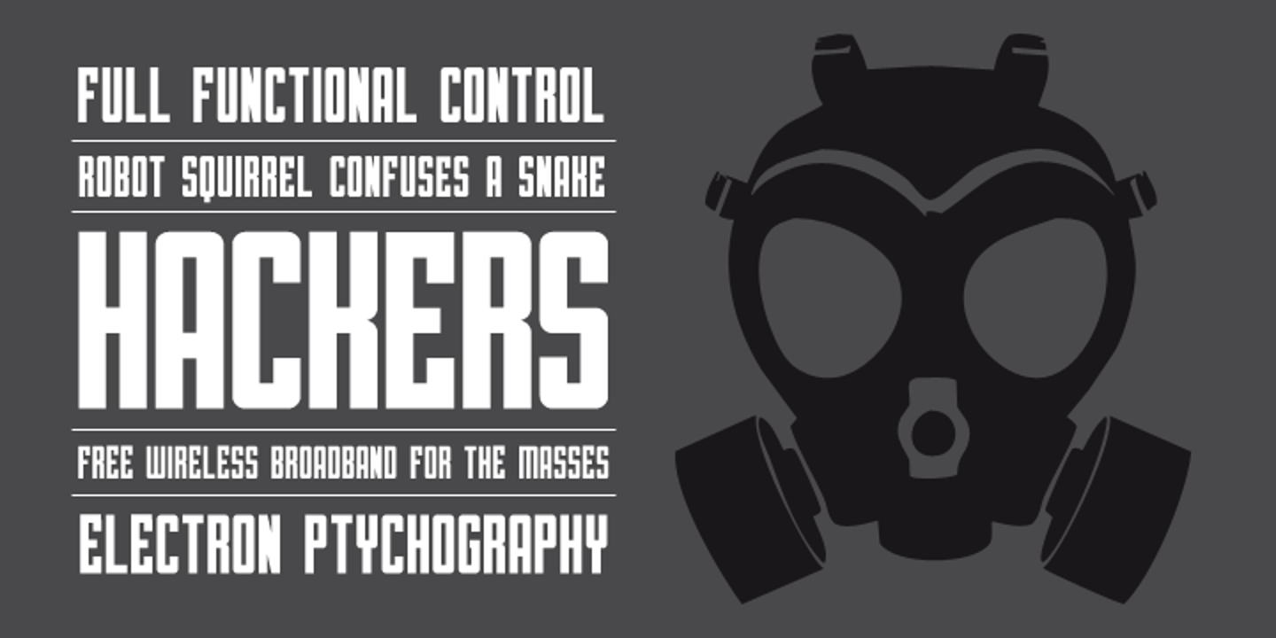 Bradford font specimen