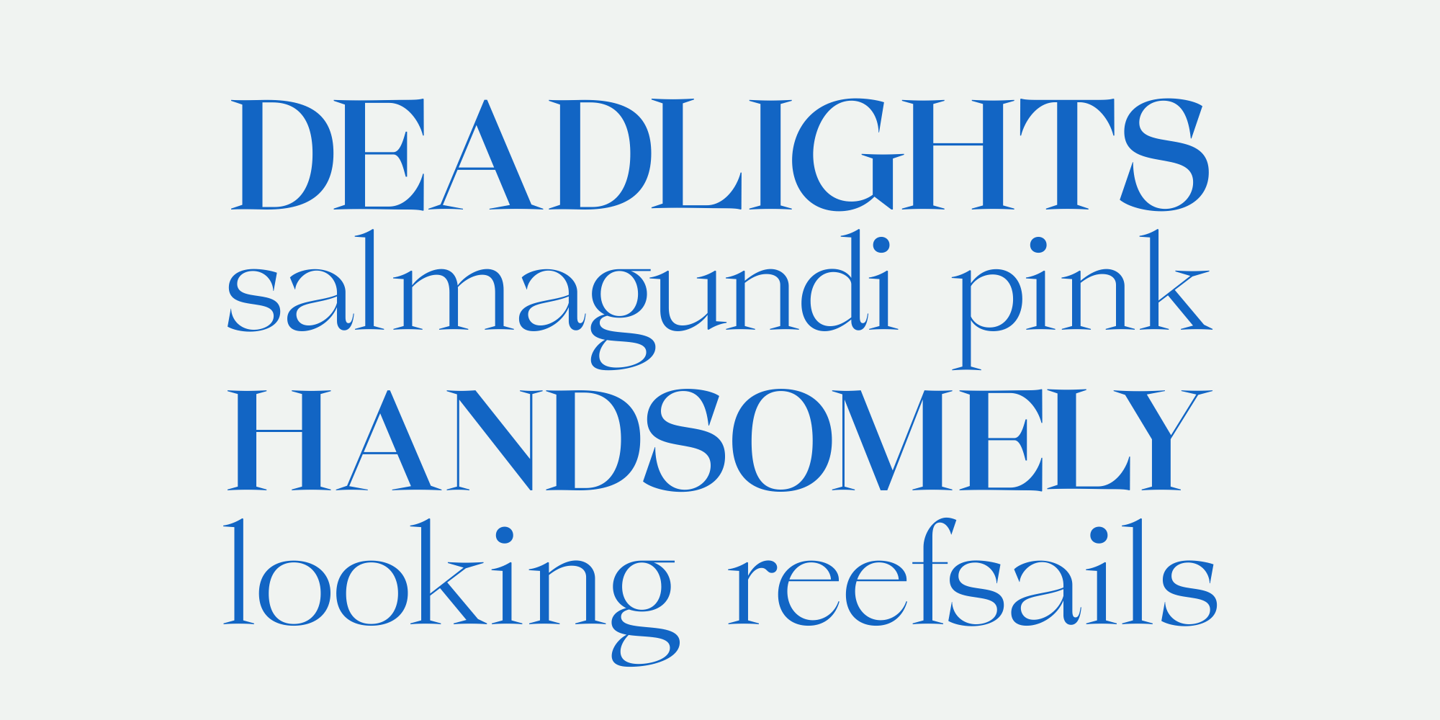Cardo font specimen