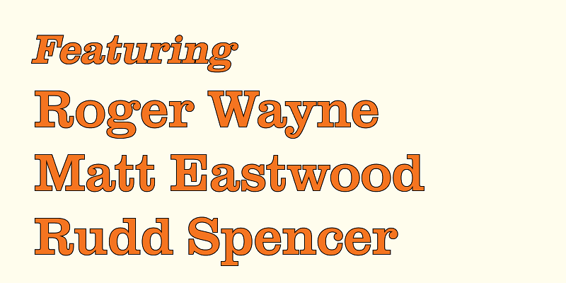 Clarendon font specimen