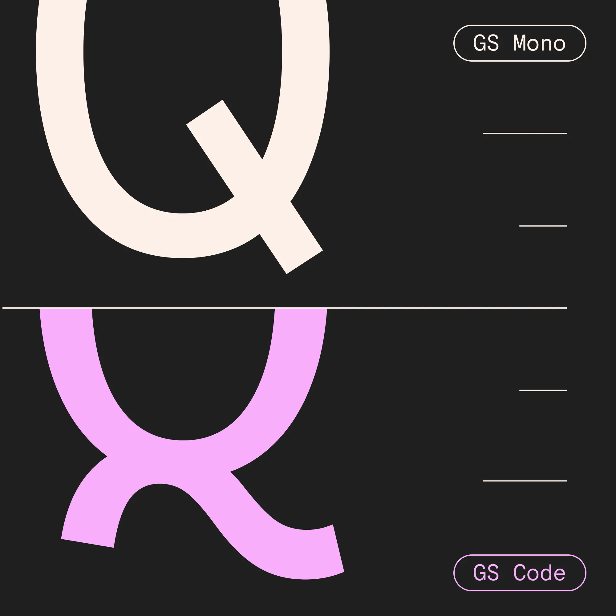 Google Sans Code font specimen