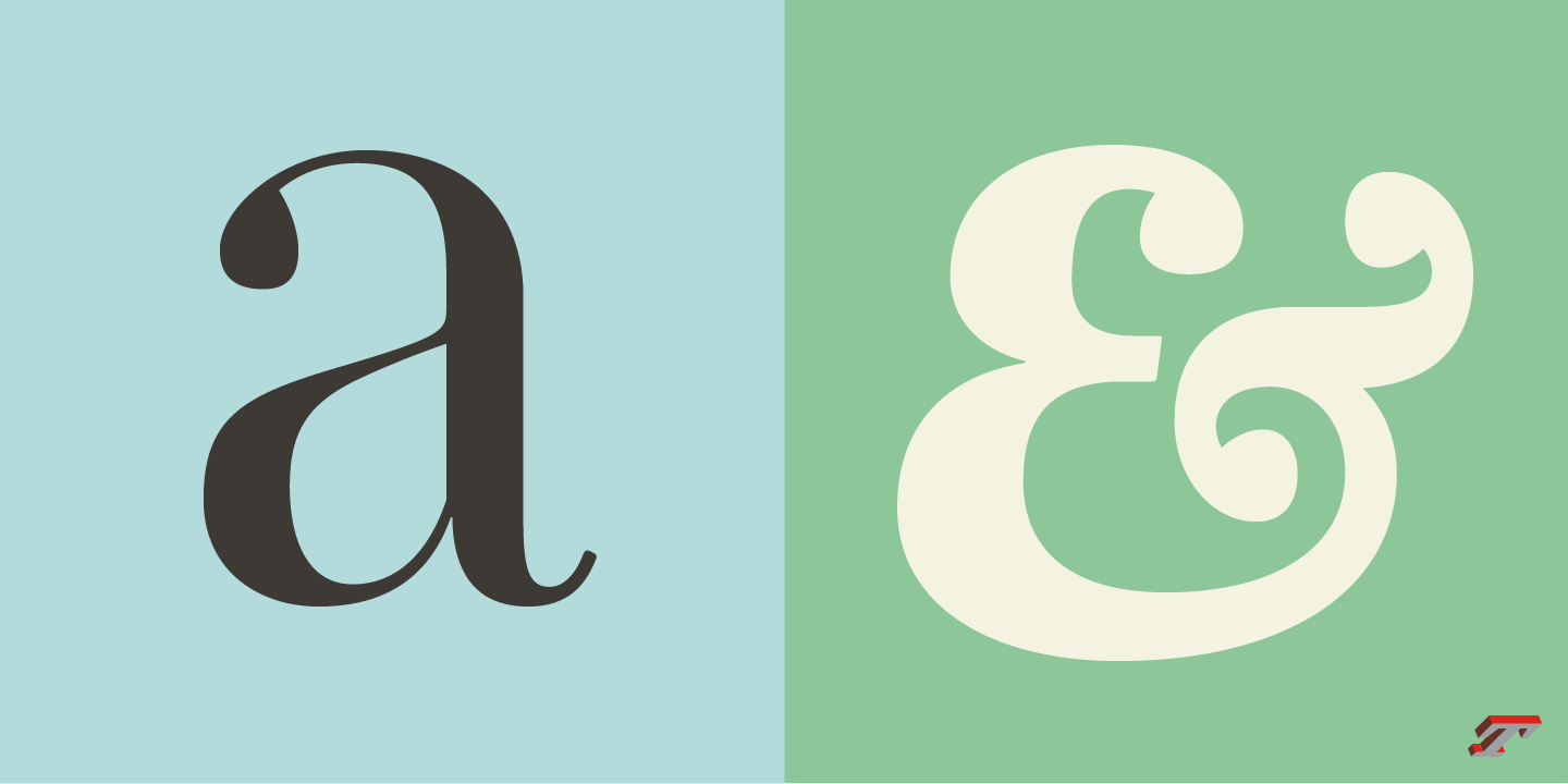 Mencken font specimen