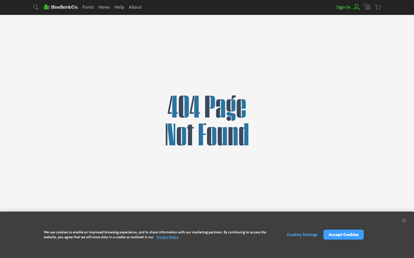 Mercury font specimen