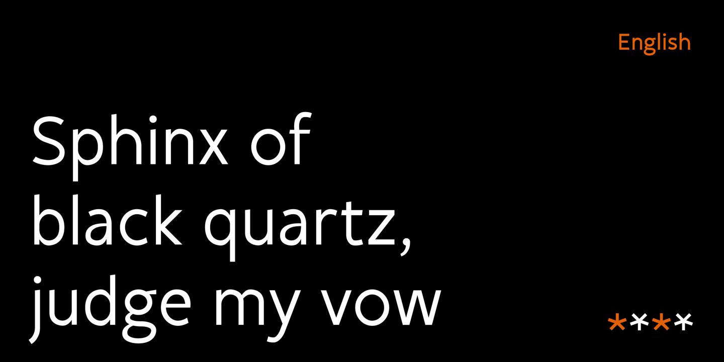 Monaco font specimen