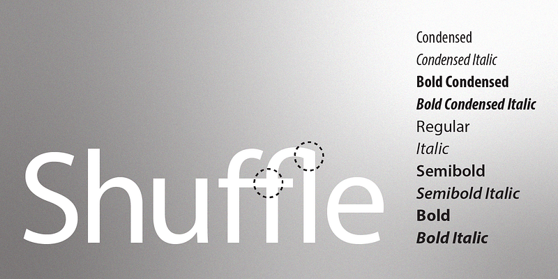 Myriad Pro font specimen