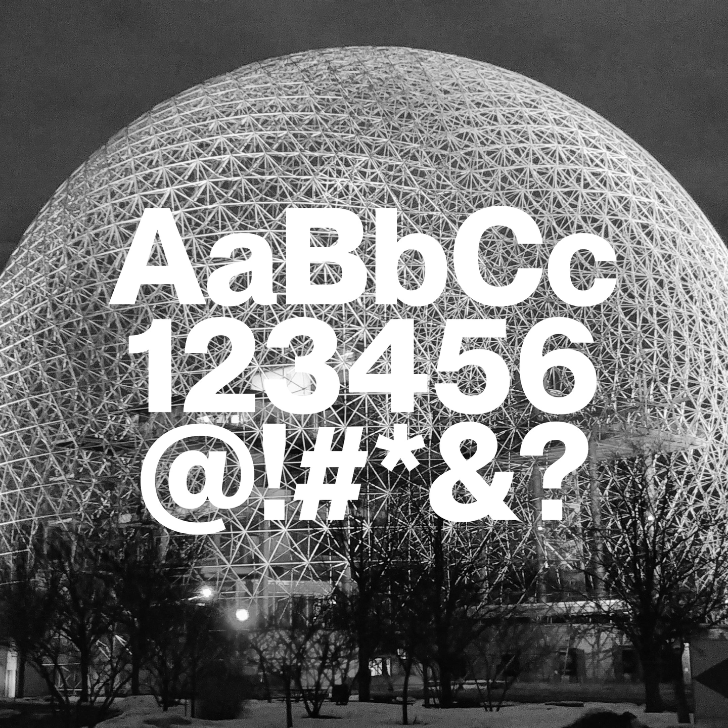 Neue Montreal font specimen