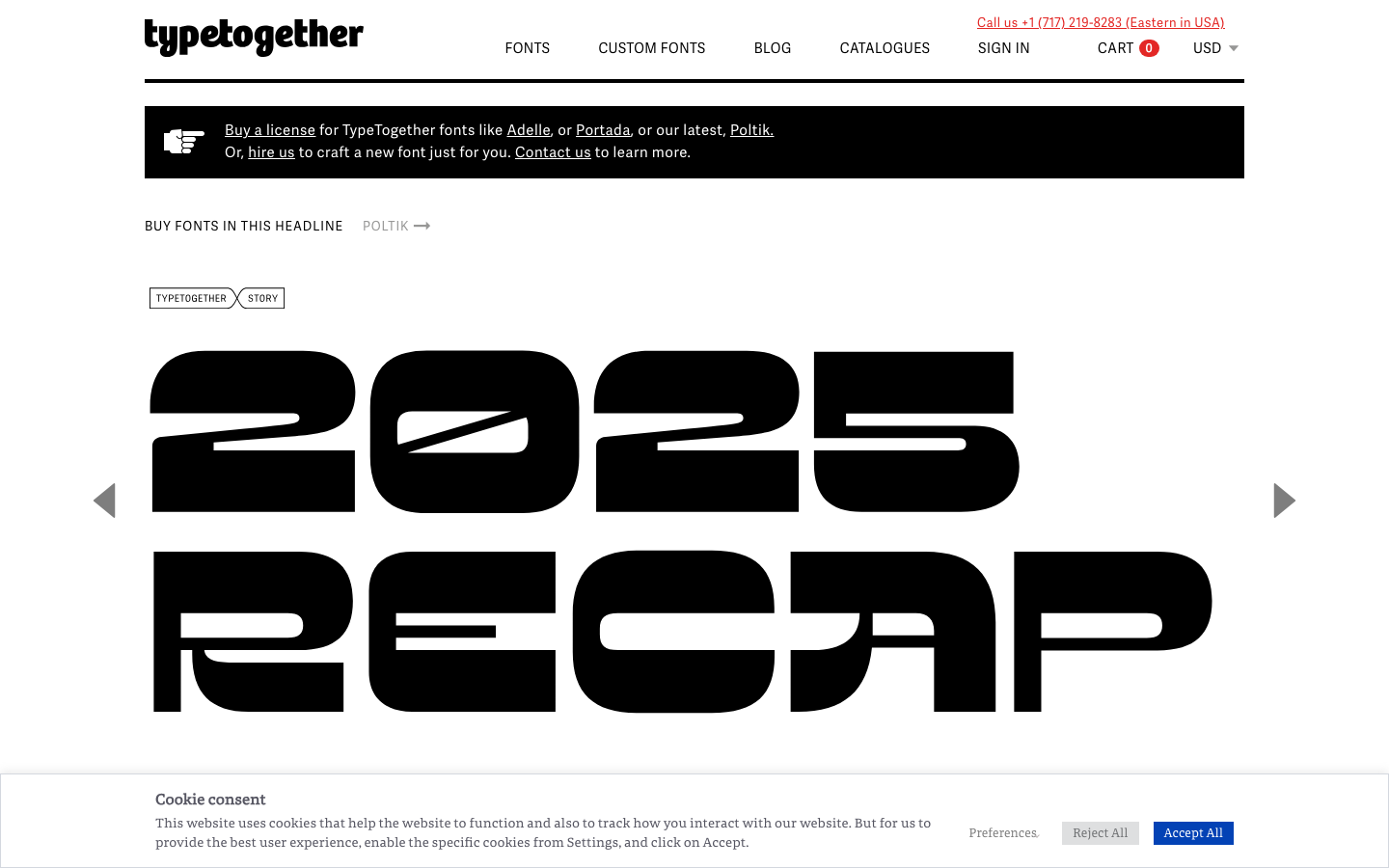 Nocturno font specimen