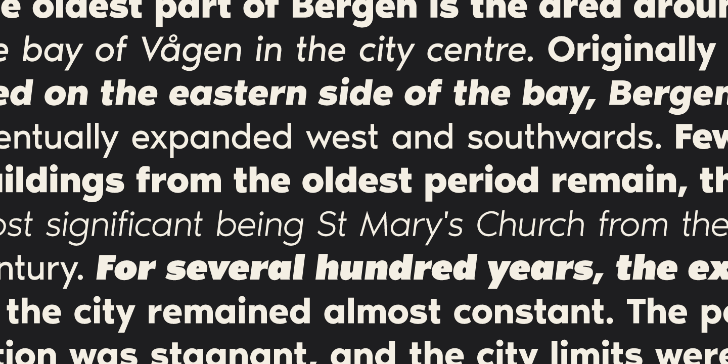 Noir Pro font specimen