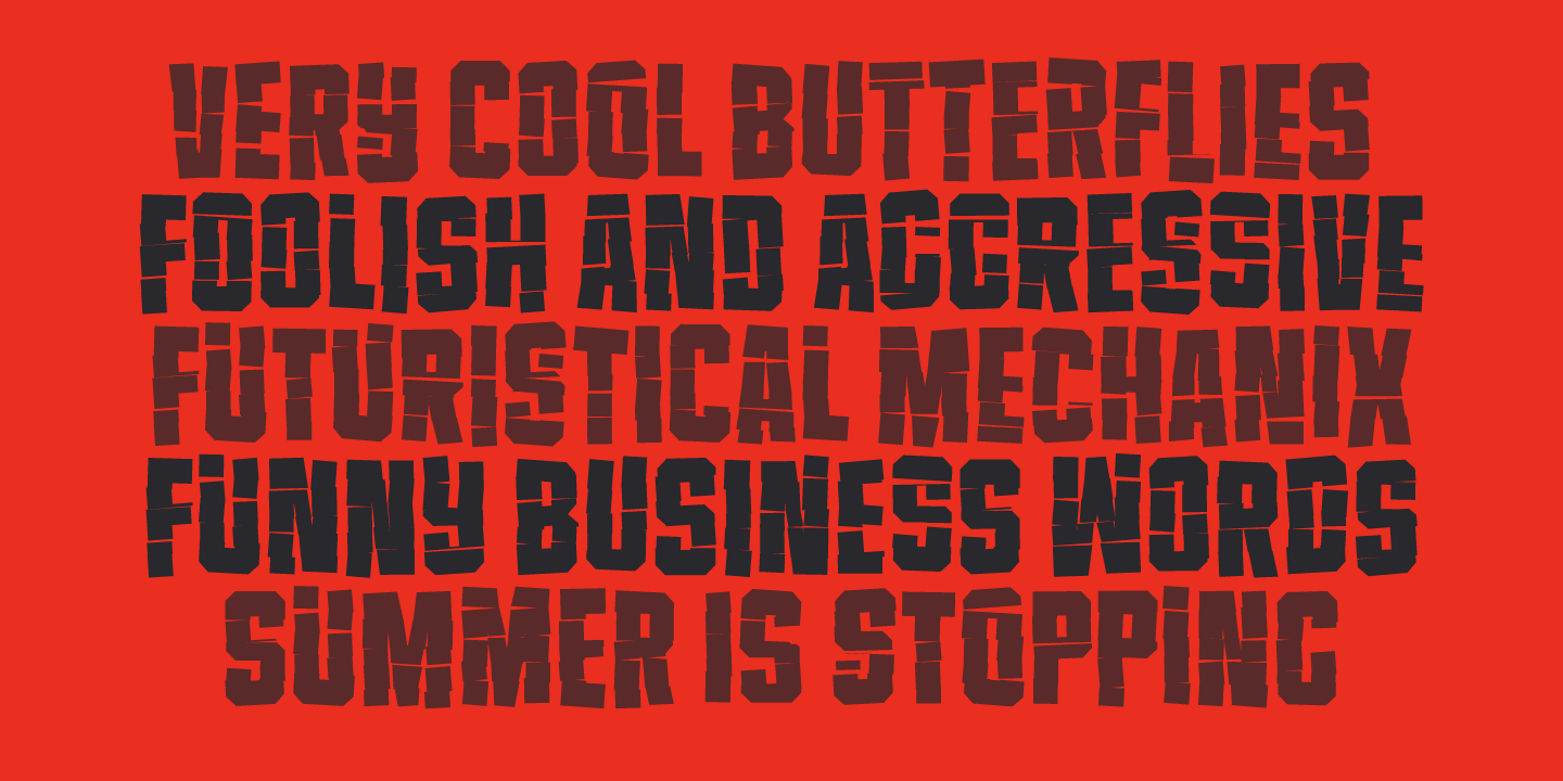 Outfit font specimen