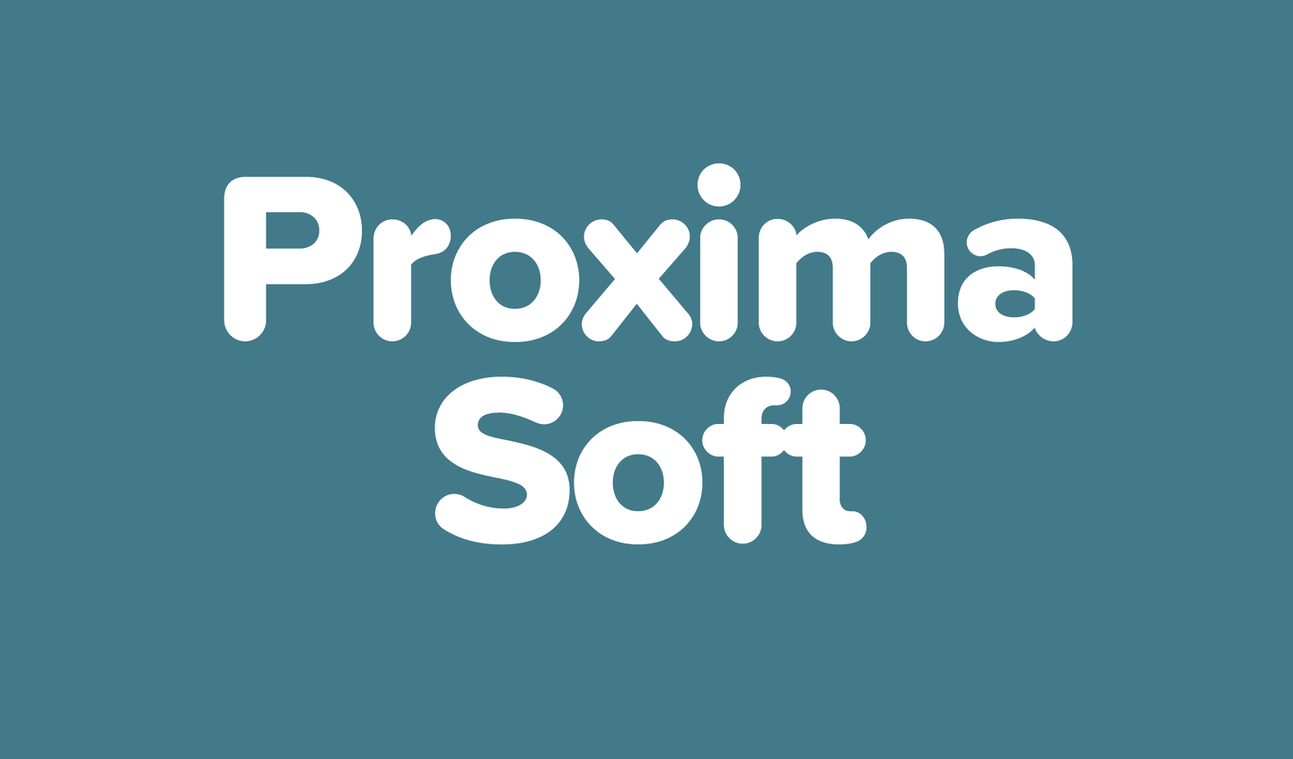 Proxima Soft font specimen