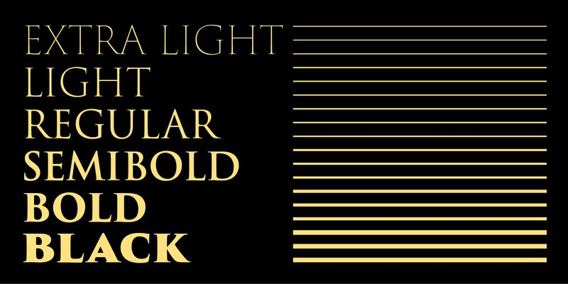 Trajan Pro font specimen