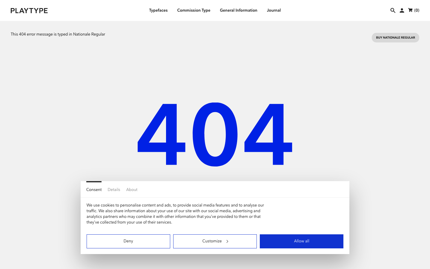 Visuelt font specimen