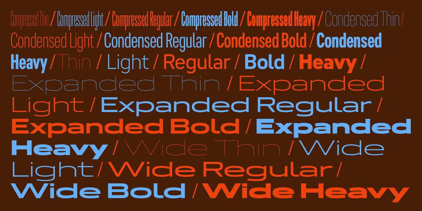 WTF Forma font specimen